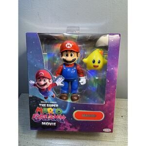 The Super Mario Galaxy Movie Mario 5" Action Figure Series with Luma Star SEALED